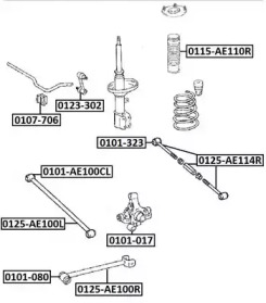 Подвеска ASVA 0101-AE100CL