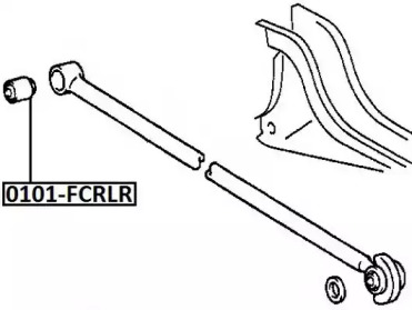 Подвеска, рычаг независимой подвески колеса ASVA 0101-FCRLR