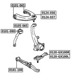 Ремкомплект ASVA 0105-065