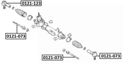 Шарнир ASVA 0121-123