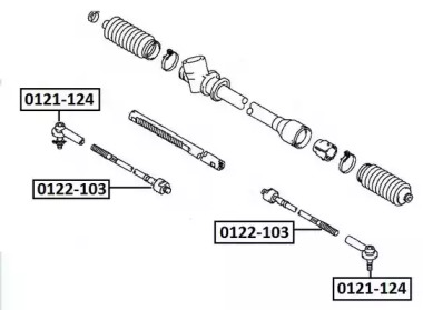 Шарнир ASVA 0121-124