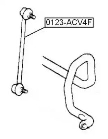 Шарнир ASVA 0121-CR3