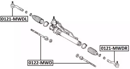 Шарнир ASVA 0121-MWDR