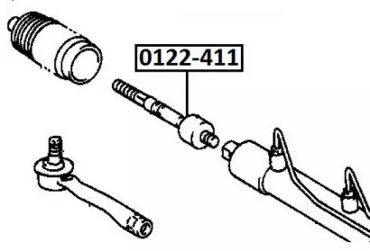 Шарнир ASVA 0122-411