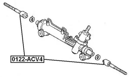 Шарнир ASVA 0122-ACV4