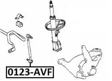 Стойка ASVA 0123-AVF