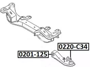 Подвеска ASVA 0201-125