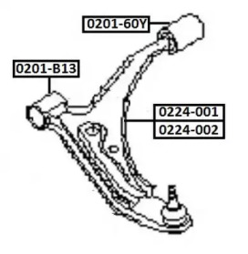 Подвеска ASVA 0201-60Y