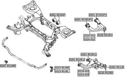 Подвеска ASVA 0201-R51RUP1