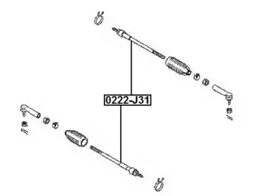 Шарнир ASVA 0222-J31