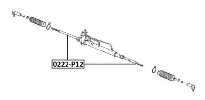 Шарнир ASVA 0222-P12