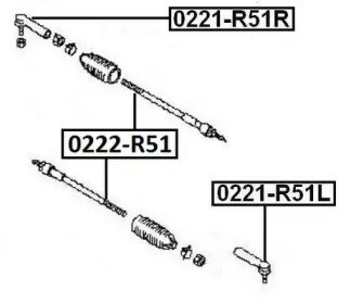 Шарнир ASVA 0222-R51