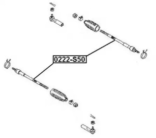 Шарнир ASVA 0222-S50