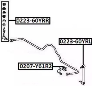 Стойка ASVA 0223-60YRL