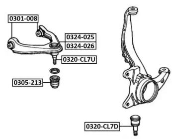 Подвеска ASVA 0301-008