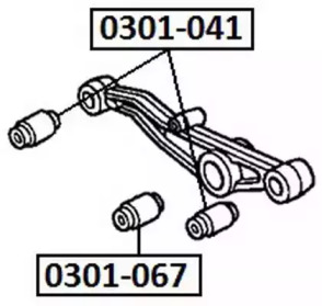 Подвеска ASVA 0301-041