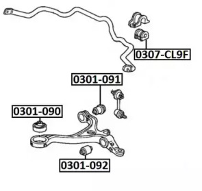 Подвеска ASVA 0301-090