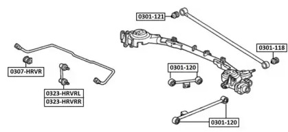 Подвеска ASVA 0301-121