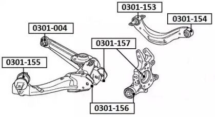 Подвеска ASVA 0301-153