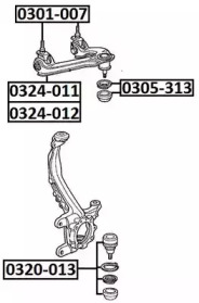 Ремкомплект ASVA 0305-313