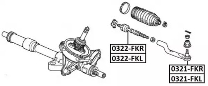 Шарнир ASVA 0321-FKL