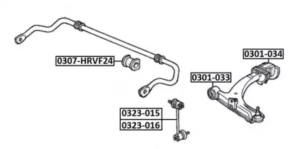 Стойка ASVA 0323-015