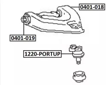 Подвеска ASVA 0401-019