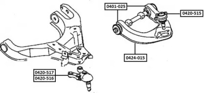 Подвеска ASVA 0401-025