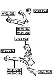 Подвеска ASVA 0401-031