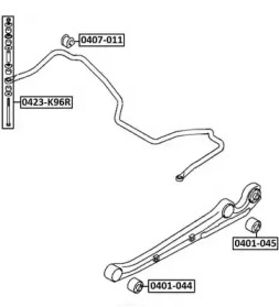 Подвеска ASVA 0401-044