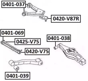 Подвеска ASVA 0401-069