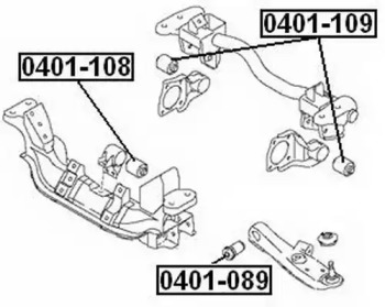 Подвеска ASVA 0401-089