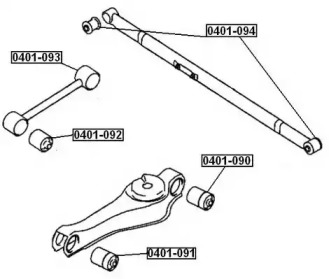 Подвеска ASVA 0401-090