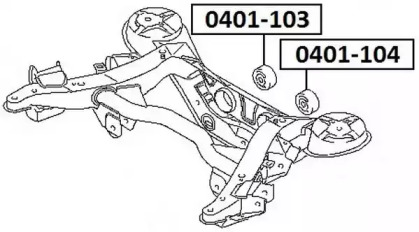 Подвеска ASVA 0401-104