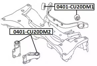 Подвеска ASVA 0401-CU20DM1