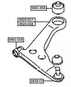 Подвеска ASVA 0401-CUS