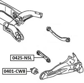 Подвеска ASVA 0401-CW8