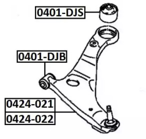 Подвеска ASVA 0401-DJB