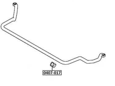 Втулка ASVA 0407-017