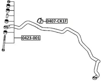 Стойка ASVA 0423-001