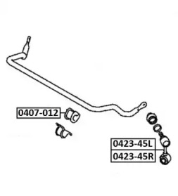 Стойка ASVA 0423-45L