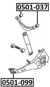 Подвеска ASVA 0501-037