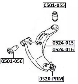 Подвеска ASVA 0501-055