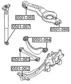 Подвеска ASVA 0501-062