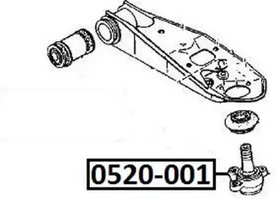 Шарнир ASVA 0520-001