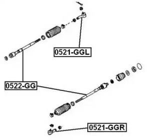 Шарнир ASVA 0521-GGL