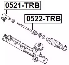 Шарнир ASVA 0521-TRB