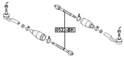 Шарнир ASVA 0522-BK