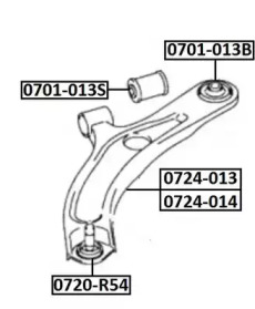 Подвеска ASVA 0701-013B