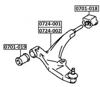 Подвеска ASVA 0701-018